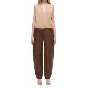 NEW SIMKHAI waldon curved leg pant in cocoa